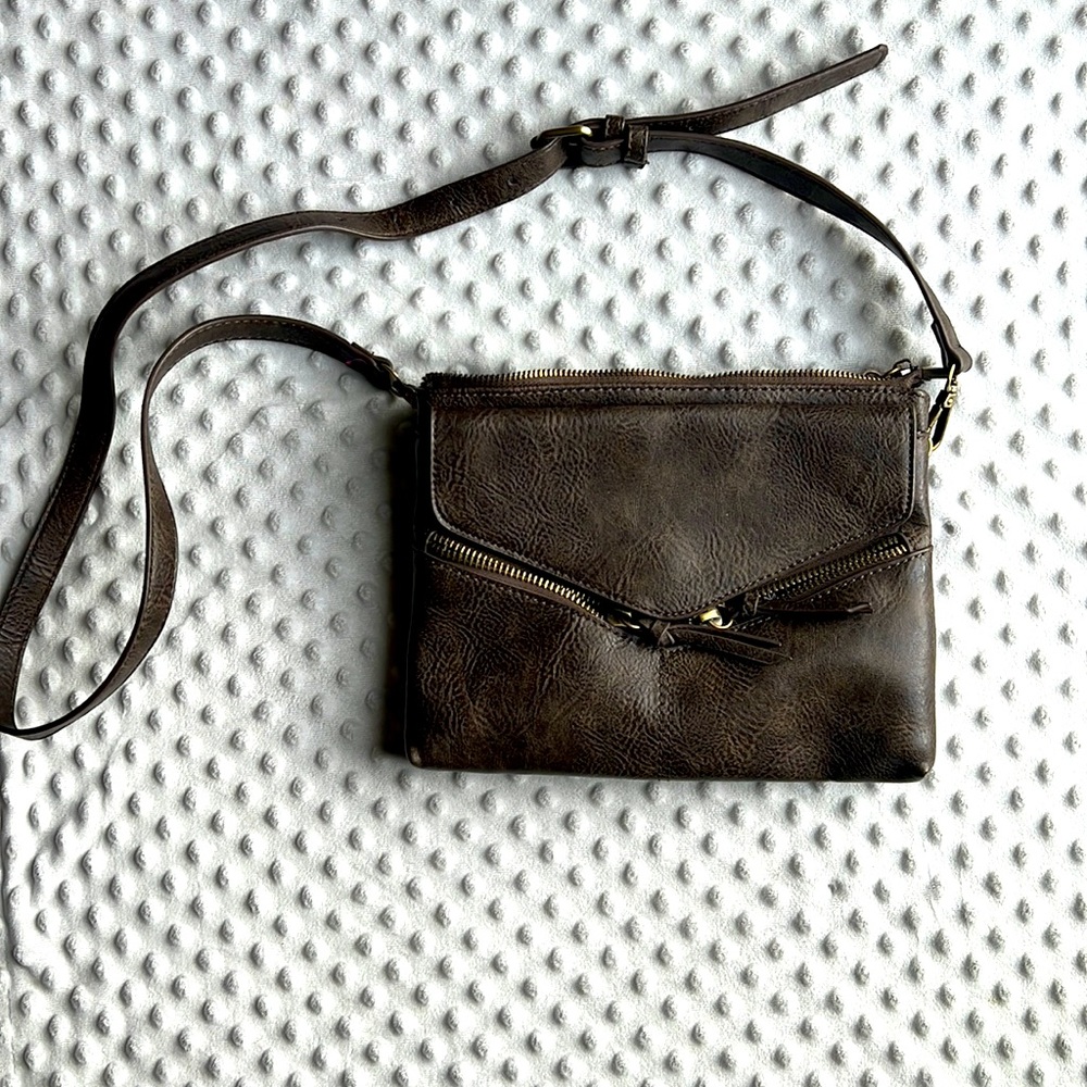 Adorable Altar’d State Crossbody in dark brown
